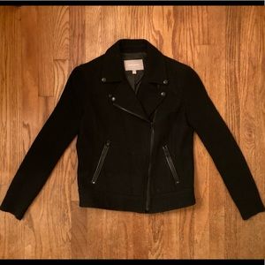 Banana Republic Wool Motorcycle Jacket Size Small